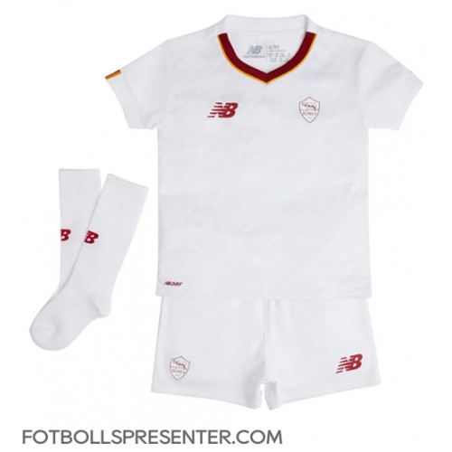 AS Roma Lorenzo Pellegrini #7 Bortatröja Barn 2022-23 Kortärmad (+ korta byxor)